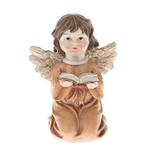 Statuetă înger cu carte Dakls, înălțime 10,5 cm