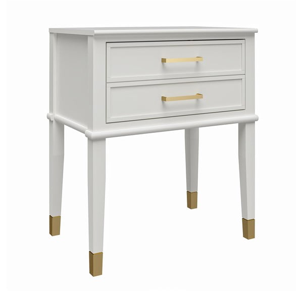 Noptieră albă Westerleigh – CosmoLiving by Cosmopolitan