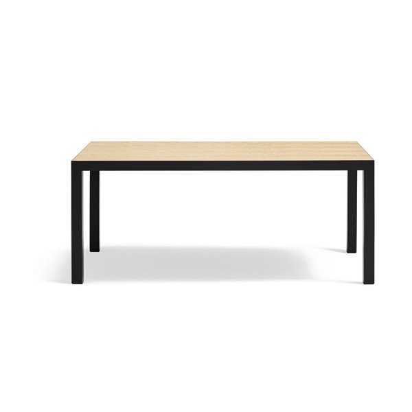 Masă de dining cu blat din lemn de stejar 75x180 cm Alma – Teulat-image-2