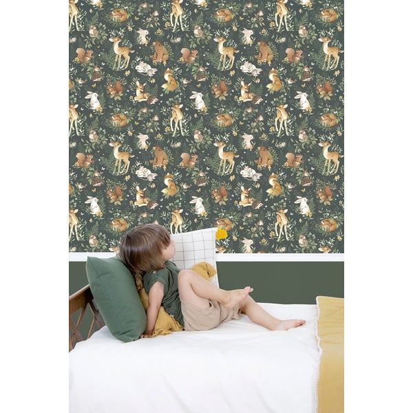 Tapet pentru copii 10 m x 50 cm Forest Friends – Lilipinso-image-1