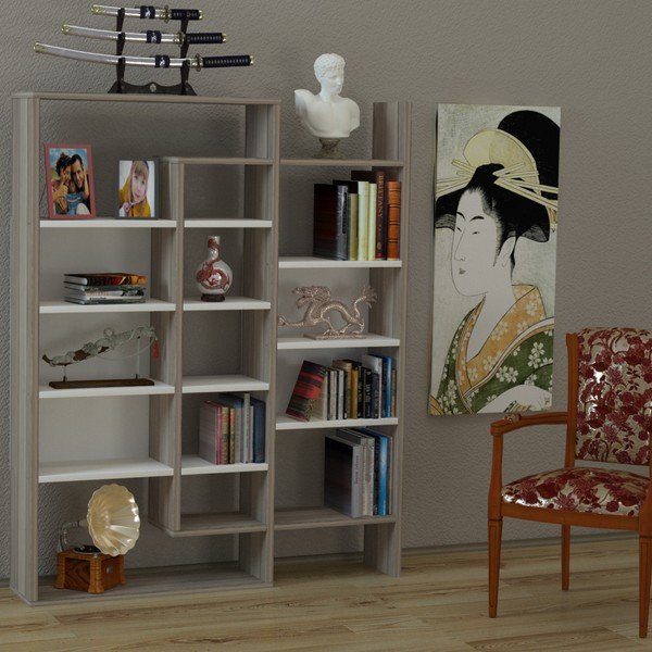 Bibliotecă Belinda, alb-image-4