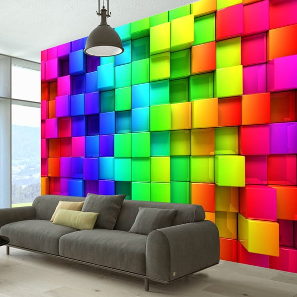 Tapet format mare Artgeist Cubes, 350 x 245 cm