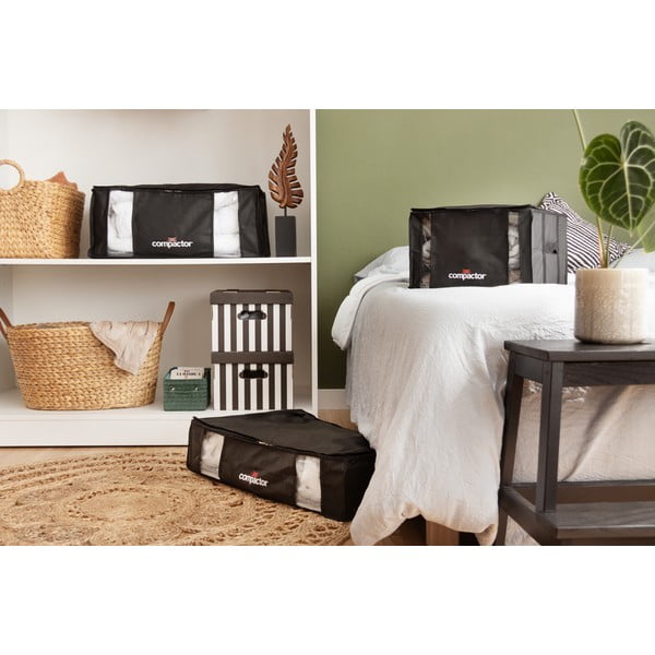 Cutie de depozitare cu vid pentru haine Compactor Black, 125 l-image-2