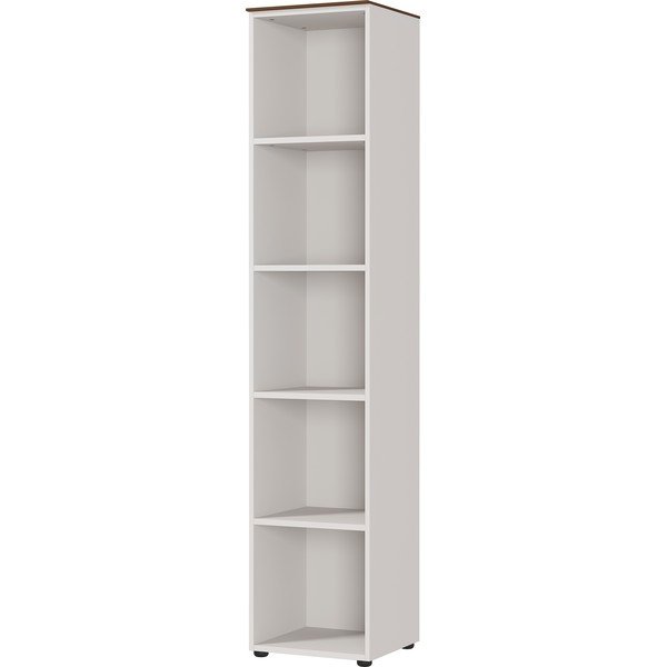 Bibliotecă  crem/aspect de lemn de nuc  41x197 cm Ancona - Germania-image-2