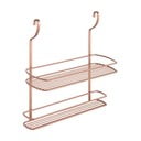 Etajeră de perete cu 2 rafturi Metaltex Copper