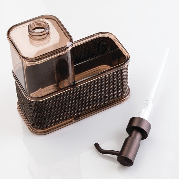 Dozator săpun iDesign Twillo, 532 ml, bronz-image-1