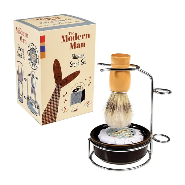 Set pentru bărbierit cu suport Rex London Modern Man-image-2