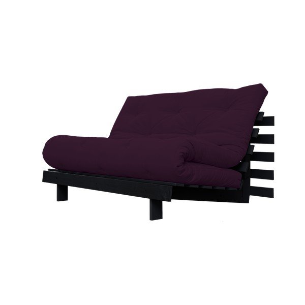 Canapea extensibilă Karup Roots Wenge/Purple Plum-image-4