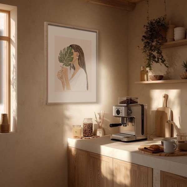 Tablou cu ramă imprimat 50x70 cm Hidden – Styler-image-1