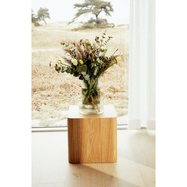 Măsuțe auxiliare 2 buc. cu aspect de lemn de frasin 40x40 cm Cubo – Jotex-image-2
