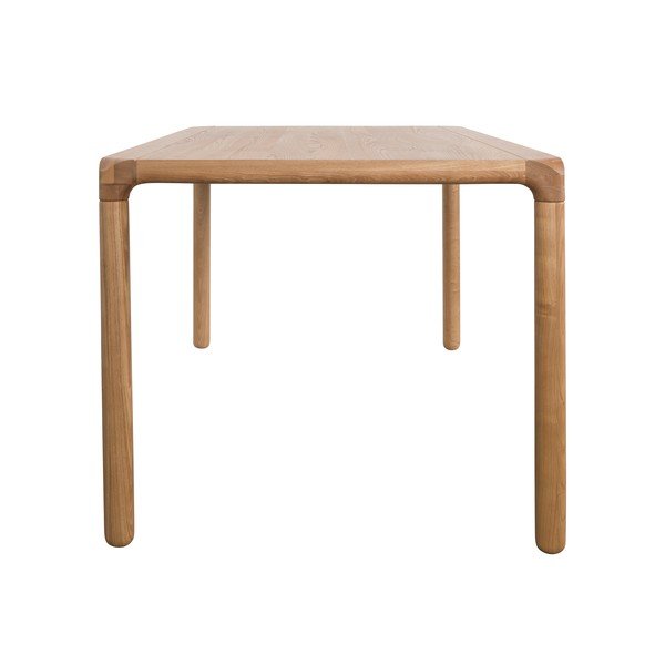Masă de dining cu aspect de lemn de stejar 90x160 cm Storm – Zuiver-image-3