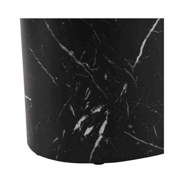 Măsuțe de cafea negre în set de 2 buc în decor de marmură 48x33 cm Mice - Actona-image-1