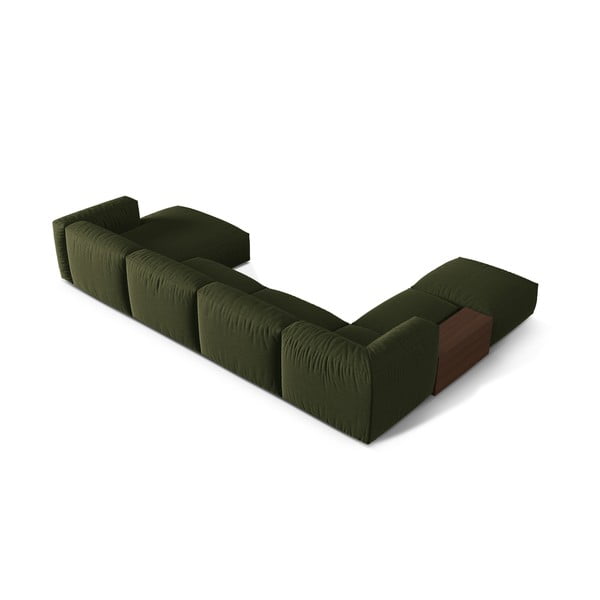 Colțar modular verde (cu colț pe partea stângă /în formă de "U") Martina – Micadoni Home-image-2