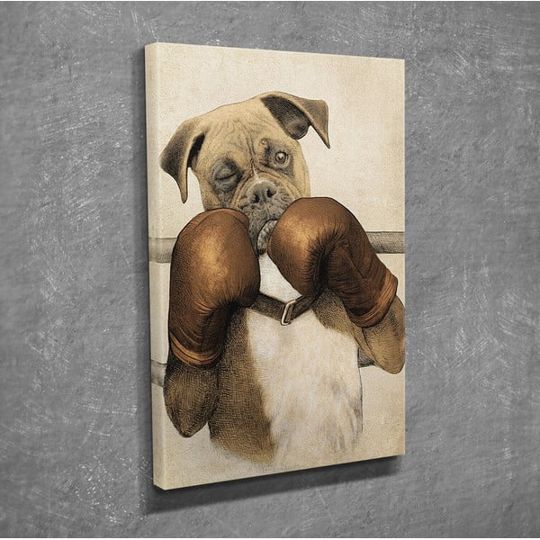 Tablou pe pânză Boxer, 30 x 40 cm-image-2