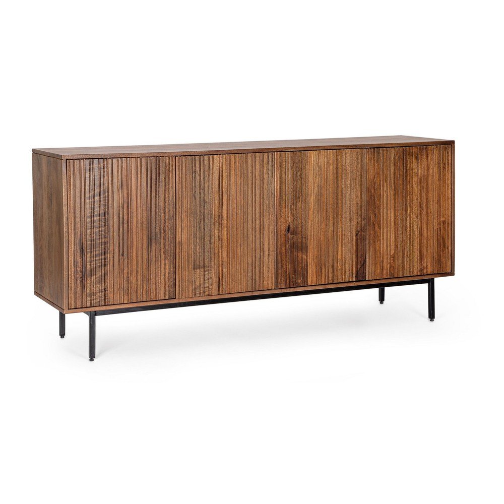 Comoda in culoare naturala din lemn de mango 170x75x40 cm Tadita – Bizzotto