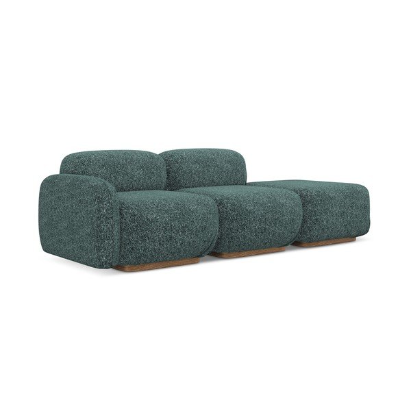 Șezlong modular turcoaz (cu colț pe partea stângă) Ailani – Makamii-image-3