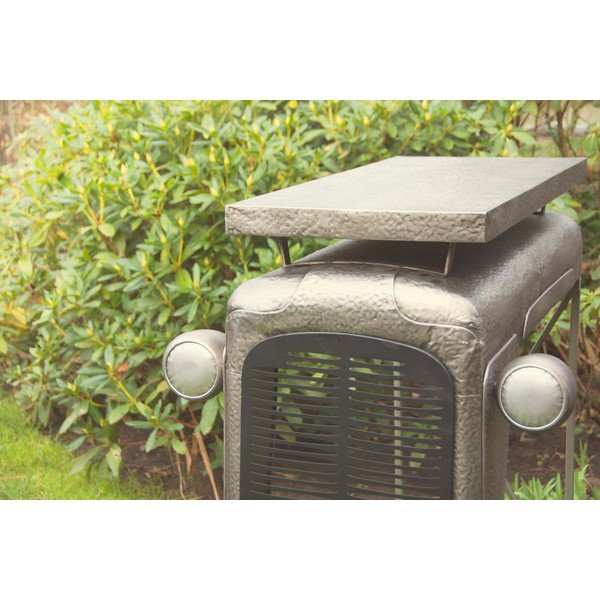 Scaun de bar Esschert Design Traktor, gri-image-1