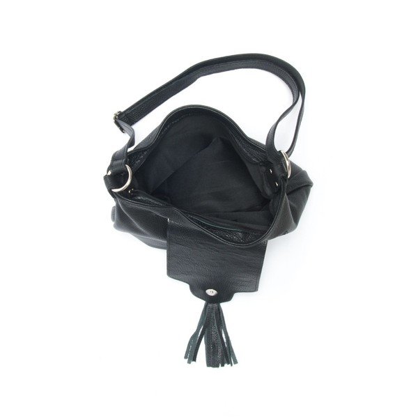 Geantă din piele Isabella Rhea Laurus, negru-image-2