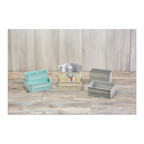 Suport metalic pentru produse de spălat vase Kitchen Craft Living Nostalgia, gri-image-1