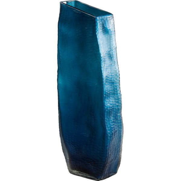 Vază Kare Design Blue Bieco, înălțime 61 cm, albastru