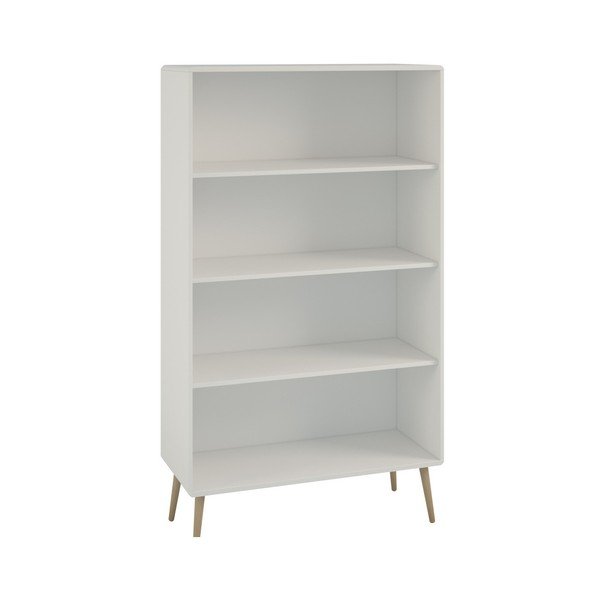 Bibliotecă Steens Soft Line, 166 x 81,3 cm, alb - crem-image-1