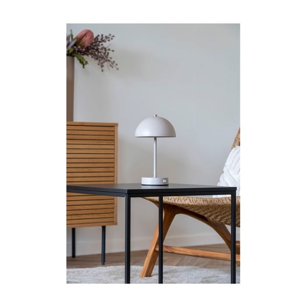 Veioză crem LED (înălțime 25 cm) Holt – House Nordic-image-2