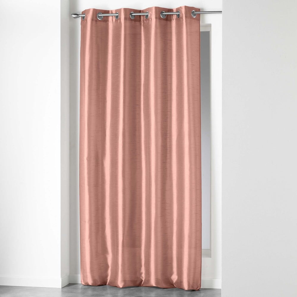 Draperie roz din microsatin 140x240 cm Shana – douceur d\'intérieur