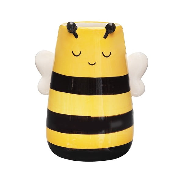 Vază galbenă din dolomită (înălțime 10,5 cm) Bee – Sass & Belle