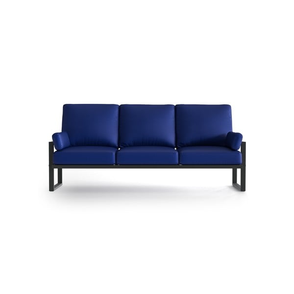 Canapea cu 3 locuri pentru exterior Marie Claire Home Angie, albastru royal