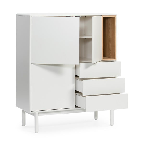 Comodă crem 100x120x40 cm Corvo – Teulat-image-3