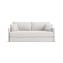 Canapea bej extensibilă cu tapițerie din chenille 209 cm Shannon – Cosmopolitan Design