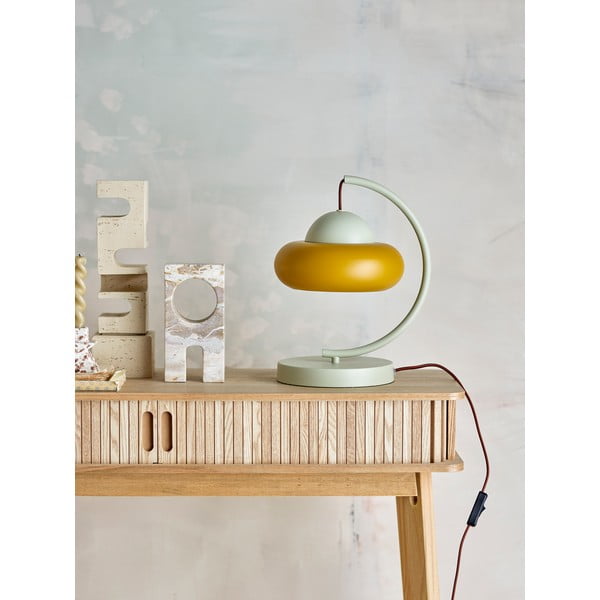 Veioză galben ocru-crem (înălțime 34,5 cm) Bubble – Bloomingville-image-1