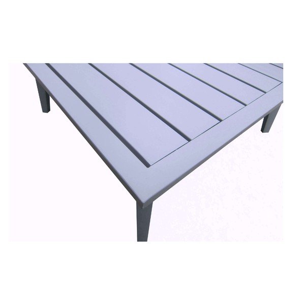 Set măsuță de cafea și colțar pentru grădină Bobochic Paris Vigo Gris, gri-image-3