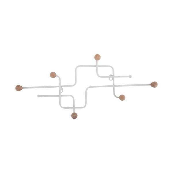 Cuier de perete alb din metal 60,5 cm Metro – PT LIVING