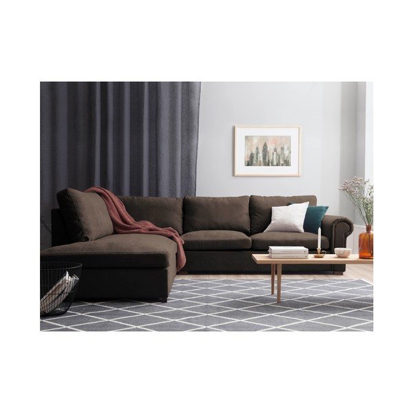 Canapea Windsor & Co Sofas Antoine, pe partea stângă, maro-image-2