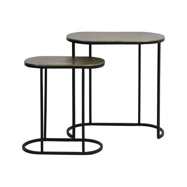 Măsuțe auxiliare 2 buc. din metal 26x53 cm Bocov – Light & Living