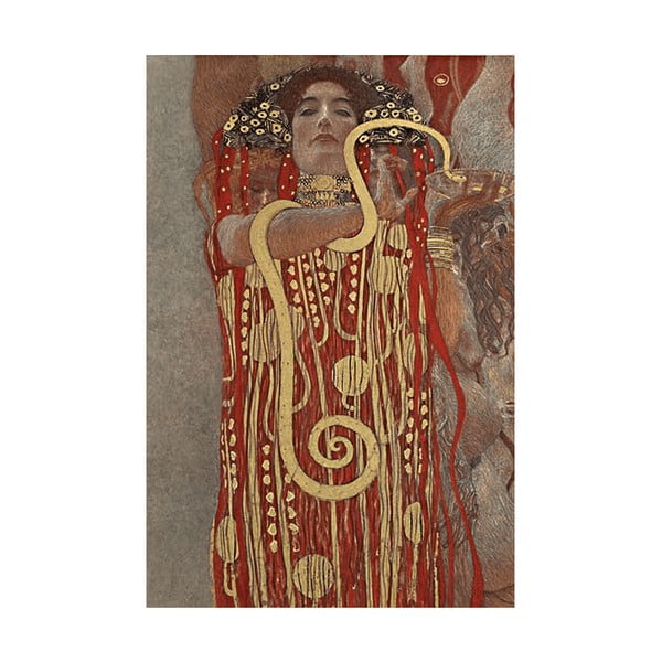 Reproducere tablou Gustav Klimt - Hygieia, 70 x 45 cm