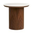 Măsuță auxiliară rotundă cu blat ceramic ø 40 cm Noli – House Nordic