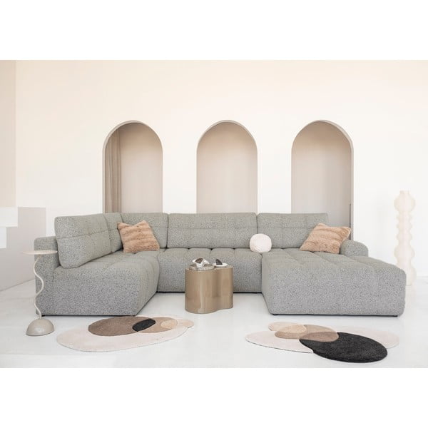 Colțar modular maro deschis extensibil/cu spațiu de depozitare (cu colț pe partea stângă) Lulu – Miuform-image-3