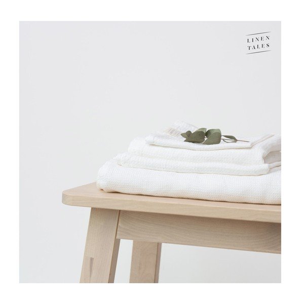 Prosop alb din in 125x75 cm - Linen Tales-image-1