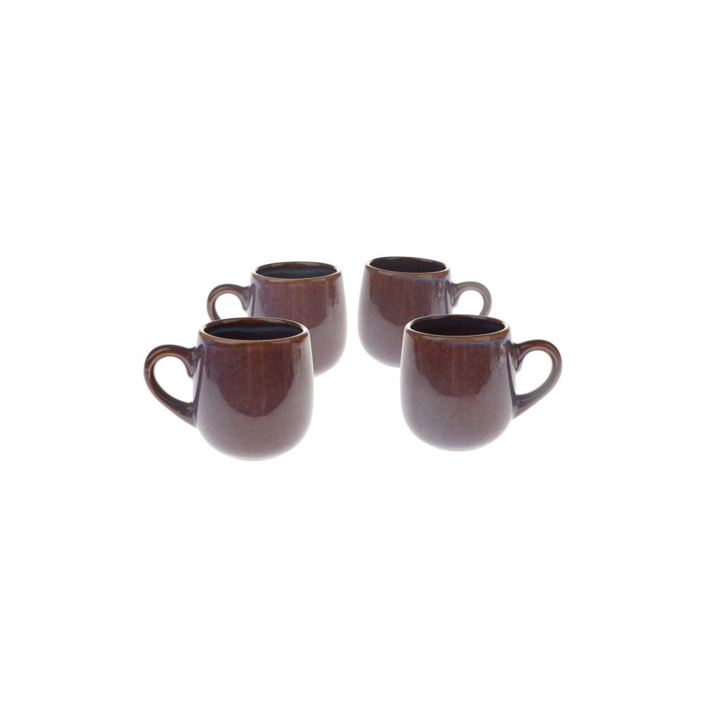 Căni mov 4 buc. pentru espresso din ceramică 100 ml – Dakls