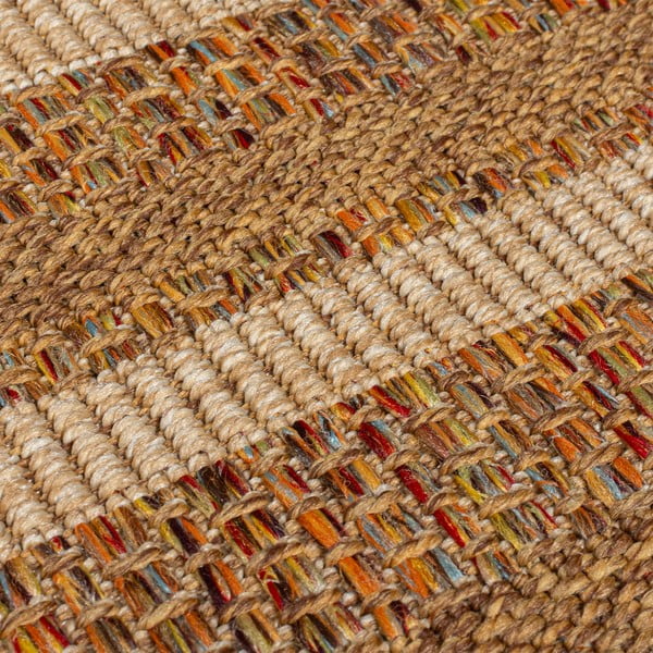 Covor pentru exterior și interior în culoare naturală 160x230 cm Layla Border – Flair Rugs-image-3