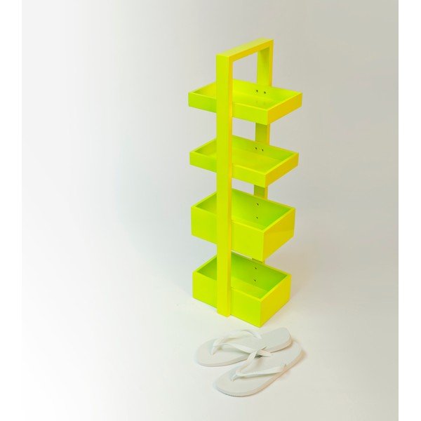 Etajeră din lemn Wireworks Caddy 4 Lime-image-1