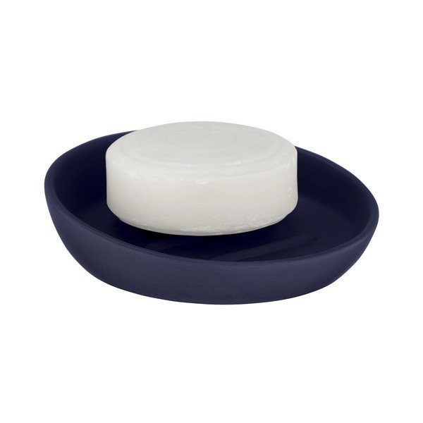 Savonieră din ceramică Wenko Badi, albastru închis-image-1