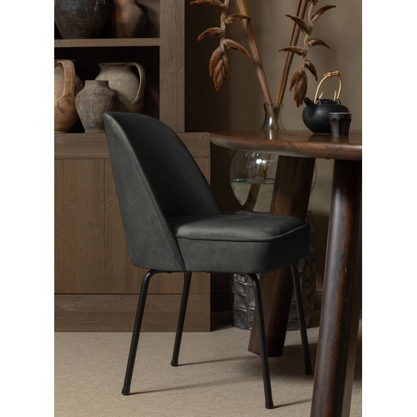 Scaune de dining verde-închis 2 buc. din catifea Vogue – WOOOD-image-1