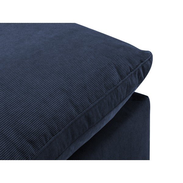 Modul cu tapițerie din catifea pentru canapea de mijloc Windsor & Co Sofas Galaxy, albastru închis-image-1