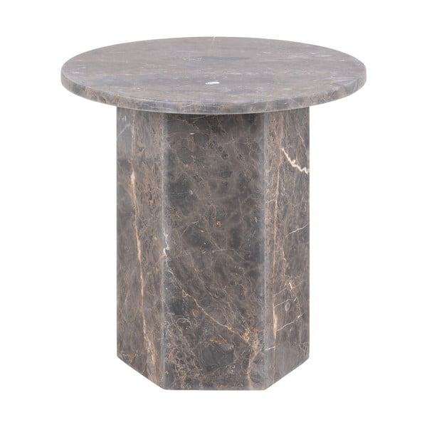 Măsuță auxiliară rotundă din marmură ø 50 cm Naxos – Actona-image-3