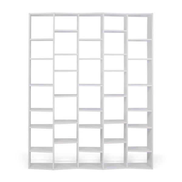 Bibliotecă albă 182x224 cm Valsa – TemaHome
