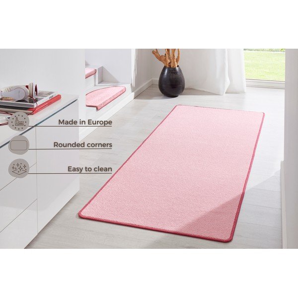 Covor tip traversă roz deschis 80x200 cm Fancy – Hanse Home-image-4