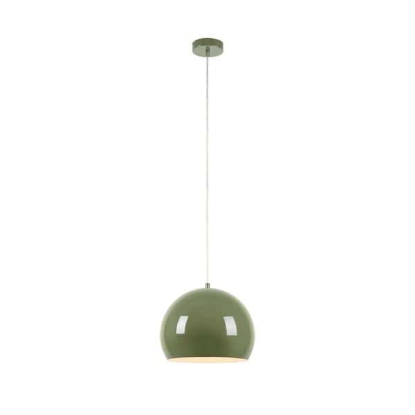 Lustră verde cu abajur din metal ø 28 cm Pop – Markslöjd